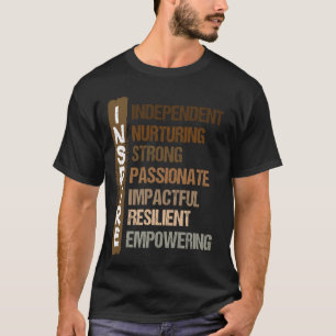 Inspiratie Acroniem Melanine Empowerment Black Ges T-shirt