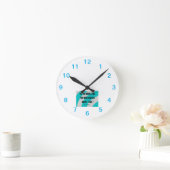 Inspiratie Acryl wandklok (Huis)