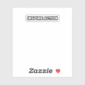 Inspiratie Actie Motivatie Leiderschap Invloed Pro Sticker (Vel)
