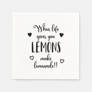Inspiratie als het leven je leemten geeft   Napkin Servet
