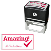 Inspiratie "Amazing!" + Rubber Stempel van leraar (In situ)
