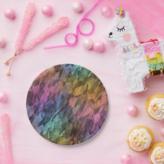 Inspiratie Antechamber - Regenboogkristal : Papieren Bordje (Feest)