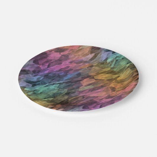 Inspiratie Antechamber - Regenboogkristal : Papieren Bordje (Gekanteld)