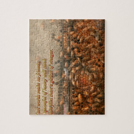 Inspiratie - Apiary - Bee's - Sweet-succes Legpuzzel (Verticaal)