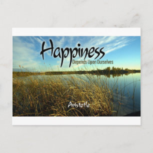 Inspiratie — Aristoteles en geluk Briefkaart