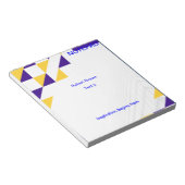 Inspiratie begint hier. Note pad voor iedereen Notitieblok (Schuin)