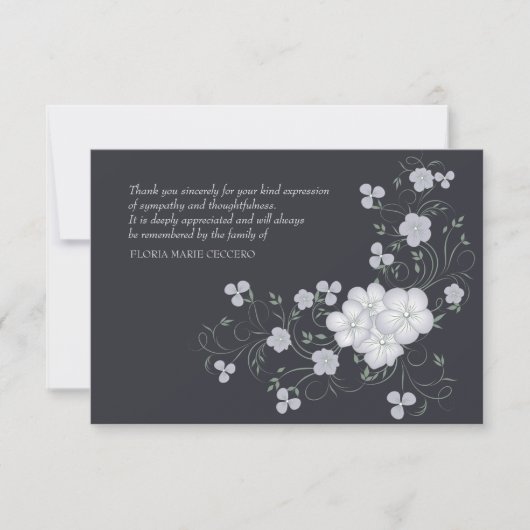 Inspiratie begrafenis Hartelijk dank Bedankkaart (Voorkant)