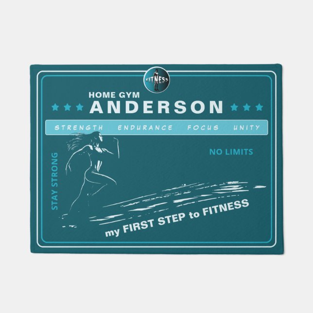 Inspiratie bij de ingang met stijl en energie deurmat (Voorkant)