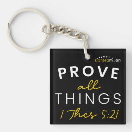 Inspiratie Bijbel Citaat Typografie Sleutelhanger