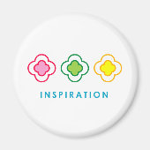 Inspiratie (Bloemen) Magneet (Voorkant)