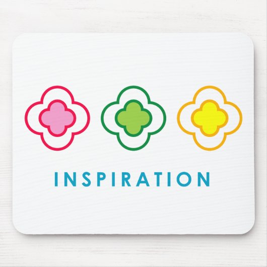 Inspiratie (Bloemen) Muismat (Voorkant)