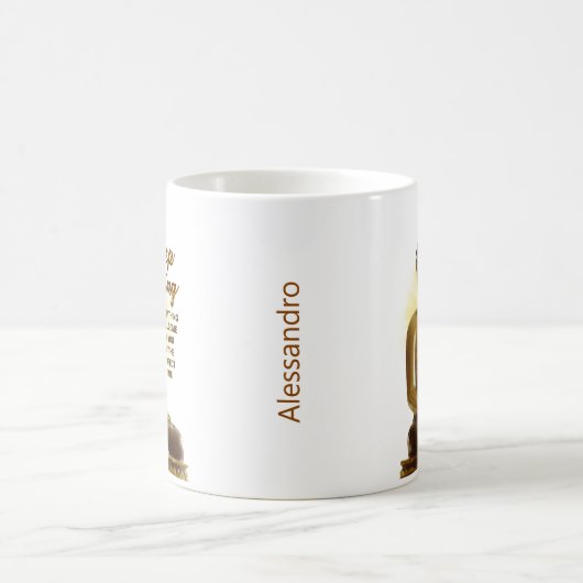 Inspiratie Boeddha Motivatie Wit Koffiemok (Center)