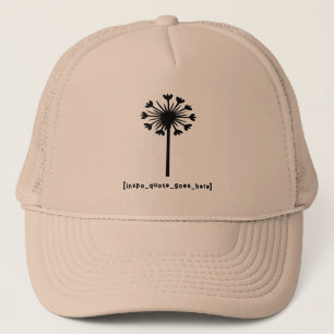 Inspiratie citaat komt hier lange mouw trucker pet