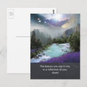 Inspiratie Citaat op Beauty uit Rumi Briefkaart (Voorkant / Achterkant)