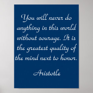 Inspiratie Citaat Poster Art Print