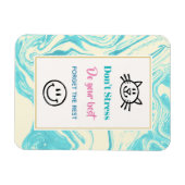 Inspiratie Citaat Stress niet Magneet (Horizontaal)