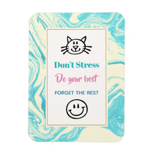 Inspiratie Citaat Stress niet Magneet