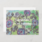 Inspiratie Citaat-vriendschap Briefkaart (Voorkant / Achterkant)