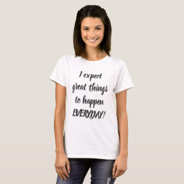 Inspiratie Citaat zwart-wit T-shirt