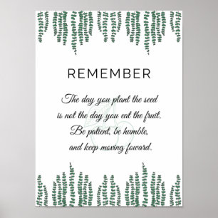 Inspiratie citeert om jezelf en anderen te motiver poster