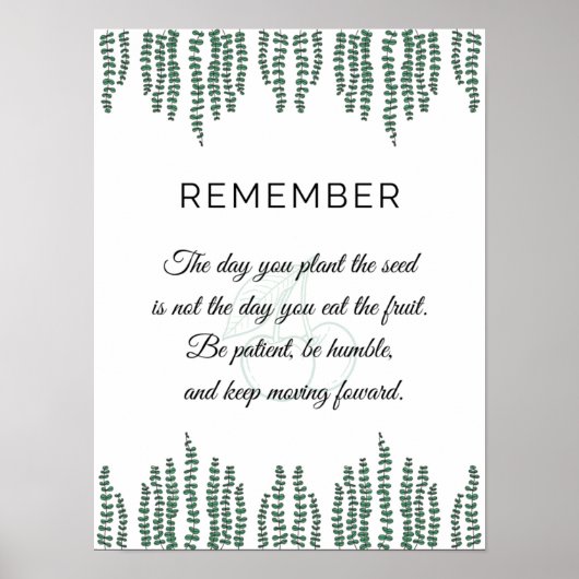 Inspiratie citeert om jezelf en anderen te motiver poster (Voorkant)