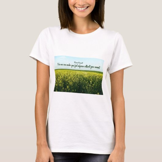 Inspiratie door Eleanor Roosevelt T-shirt (Voorkant)