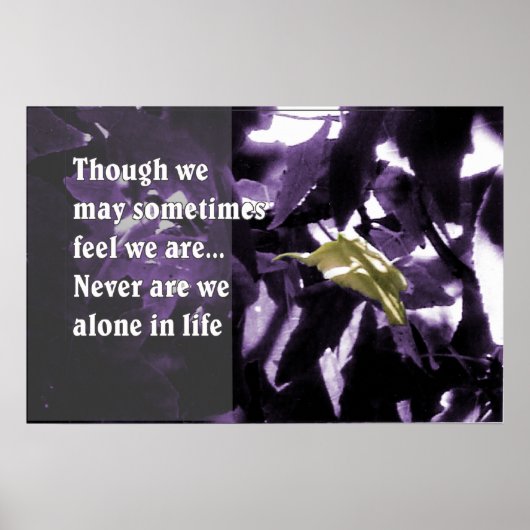 Inspiratie door Natuur Poster (Voorkant)