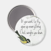 Inspiratie en aanmoediging magneet (Voorkant / Achterkant)