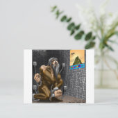 Inspiratie - Funny Motivation Cartoon Briefkaart (Staand voorkant)