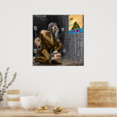 Inspiratie - Funny Motivation Cartoon Poster (Keuken)