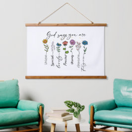 Inspiratie God Nursery Kunstprint Hangend Wandkleed