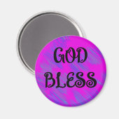 Inspiratie GOD ZEGEN Scroll Magneet (Voorkant / Achterkant)