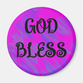 Inspiratie GOD ZEGEN Scroll Magneet