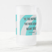 Inspiratie Grote Frosted Glass Mok (Voorkant rechts)