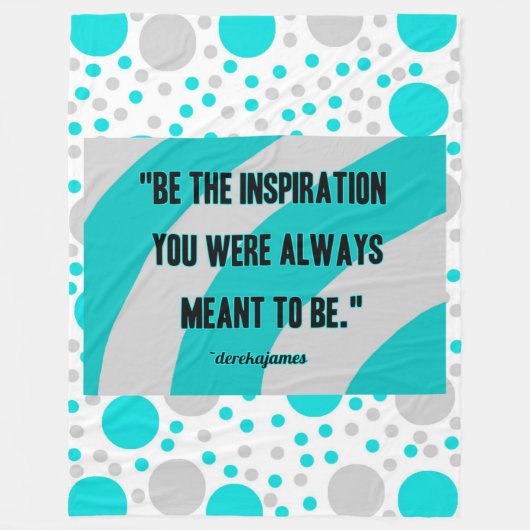 Inspiratie Grote katoenvlies-pakking Fleece Deken (Voorkant)