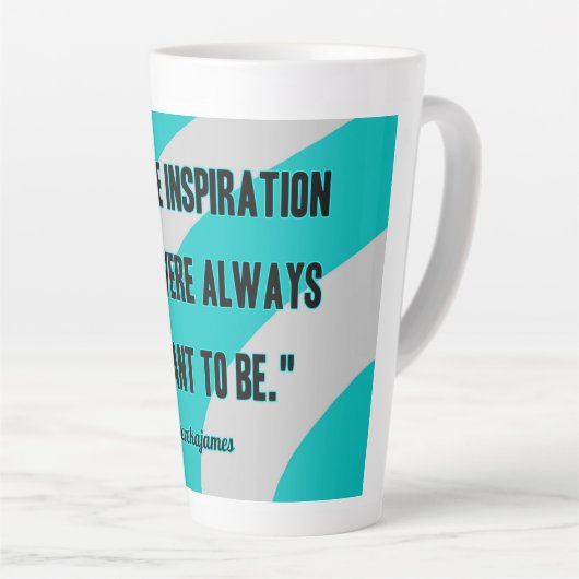 Inspiratie Grote Latte Mok (Rechterhoek)