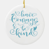 Inspiratie heeft moed en is aardig | Versiering Keramisch Ornament (Achterkant)