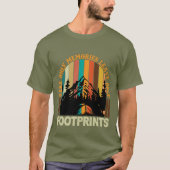 Inspiratie herinneringen voetafdrukken camping woo t-shirt (Voorkant)