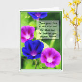 Inspiratie - het Wenskaart van de Gloriën van de Kaart (Gele Bloem)