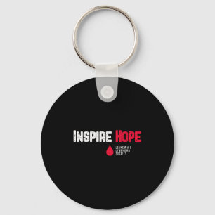 Inspiratie Hoop Leukemie en Lymfoom Maatschappij B Sleutelhanger