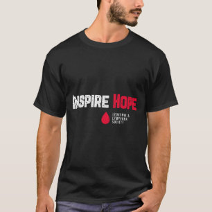 Inspiratie Hoop Leukemie en Lymfoom Maatschappij B T-shirt