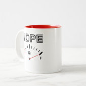 Inspiratie Hoop vol Tweekleurige Koffiemok (Voorkant links)