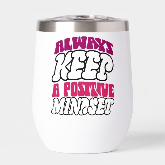 Inspiratie: "Houd altijd een positieve mindset" (Voorkant)