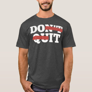 Inspiratie houdt niet op, drijft het gym Workou aa T-shirt