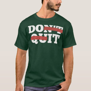 Inspiratie houdt niet op, drijft het gym Workou aa T-shirt