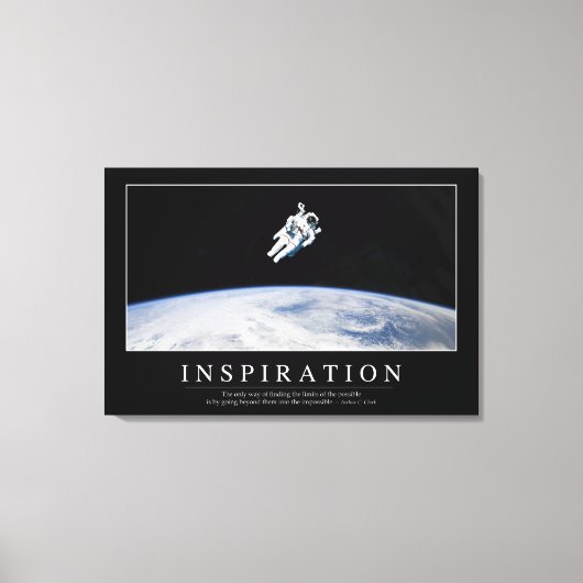 Inspiratie: Inspirerend prijsopgave Canvas Afdruk (Voorkant)