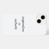 Inspiratie iPhone Case (Achterkant (horizontaal))