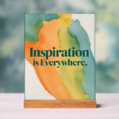 Inspiratie is overal acryl bord (Neutraal)