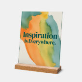 Inspiratie is overal acryl bord (Hoek)