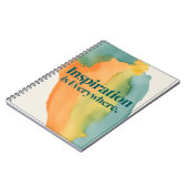 Inspiratie is overal notitieboek (Linkerzijde)